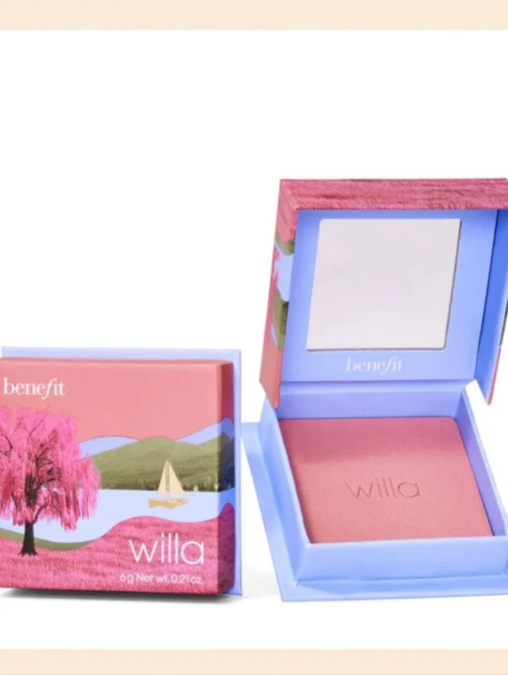 Benefit Willa Soft Neutral Rose Blush Single NEW Sealed
